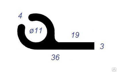 Ликпаз (профиль для лодок и катеров), марка алюм. АД31Т1, цена в НижнемНовгороде от компании МеталлКонтракт-НН