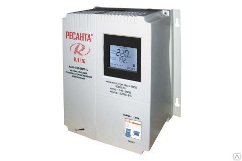 Стабилизатор цифровой Ресанта (настенный) АСН-10000Н/1-Ц Lux