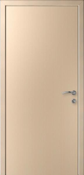 Дверь гладкая Моноколор Кремовый RAL 9001 (Бежевая) Капель Kapelli