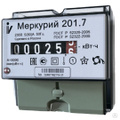 Счетчик электроэнергии Меpкурий 201.7 1ф 5(60), 1 тарифный, ОУ, DIN