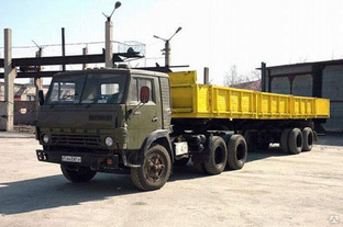 Аренда грузового самосвала КАМАЗ полуприцеп (20 тонн) 