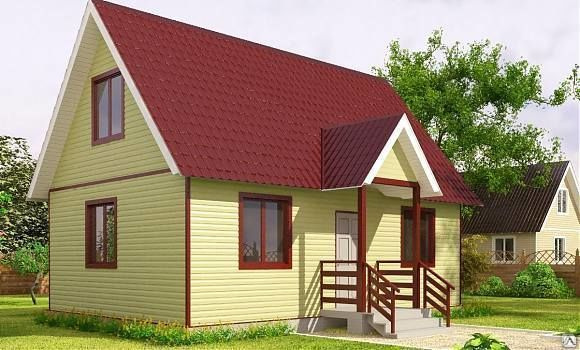 Каркасные дома пермь под ключ цена проекты Каркасный дом из СИП-панелей 75 м2, цена 550 000 руб./шт. в Новороссийске от ком