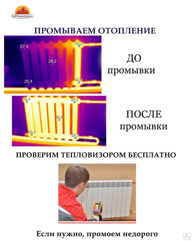  системы отопления, цена в Иркутске от компании АВАРИЙНО .