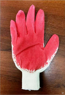Перчатки трикотажные с 1-м латексным покрытием (Россия) 