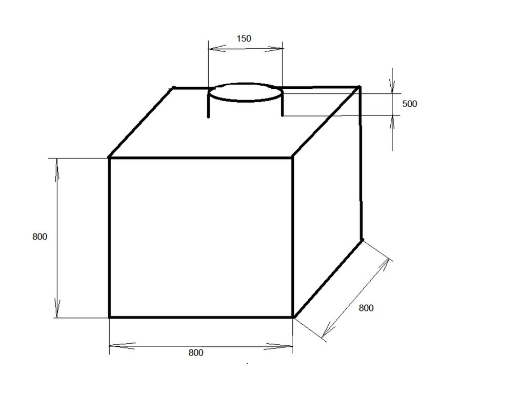 Мешок для обезвоживания осадка «ТЕХНОБАГ» в кубовой ёмкости 1000*1000*1000 (с петлями)