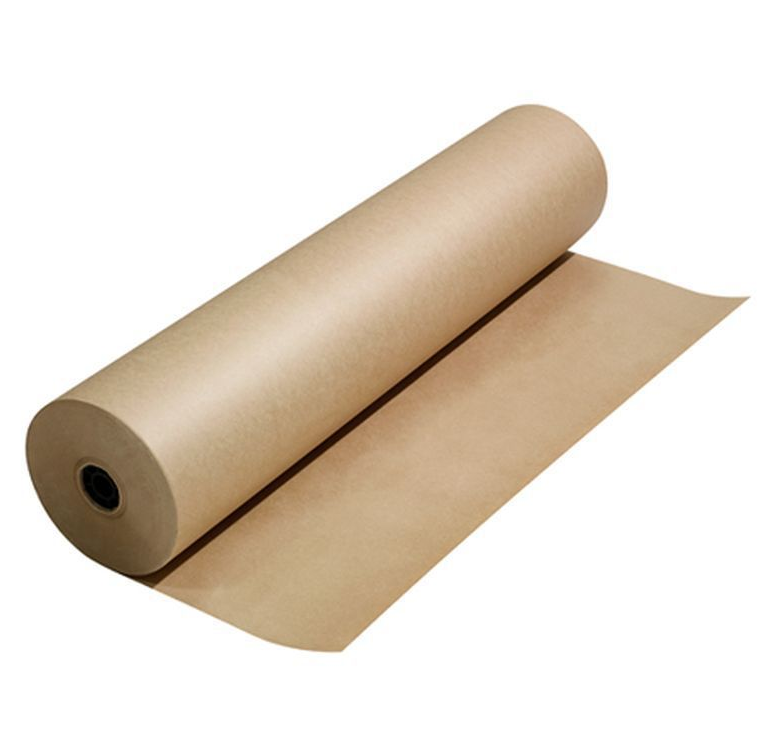 Бумага оберточная, рулон 105 см, намотка-100 м (80 г/м2) - упаковочная бума