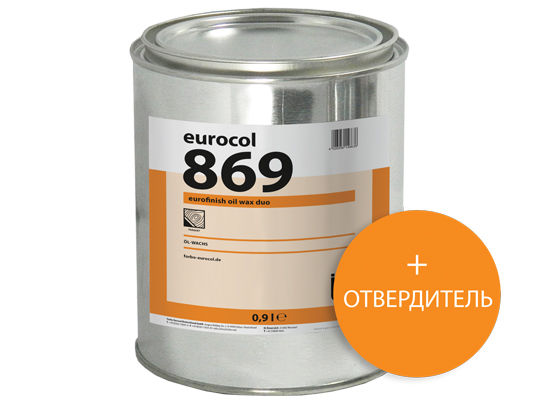 Масло для паркета 869 Eurofinish Oil Wax Duo
