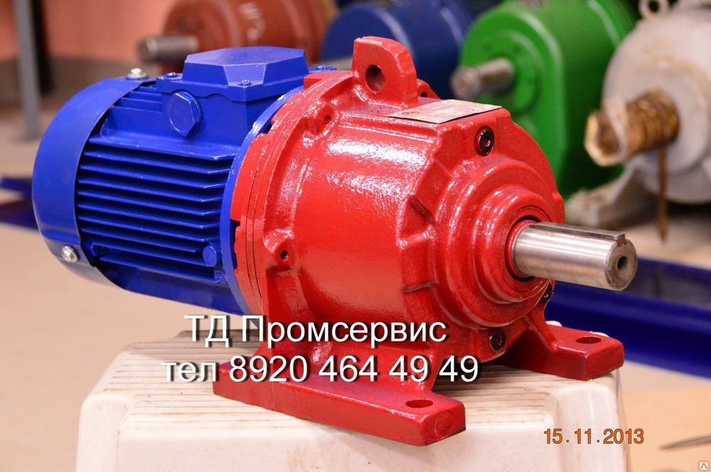 Мотор редуктор 3МП40-56-110-1.5 КВт.