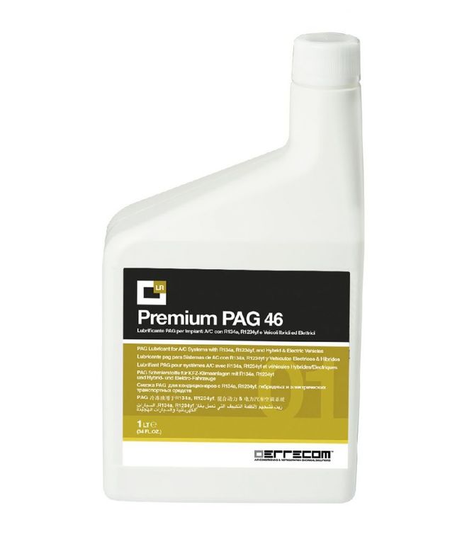 Масло для кондиционера автомобиля синтетическое ERRECOM Premium PAG 46 1л.