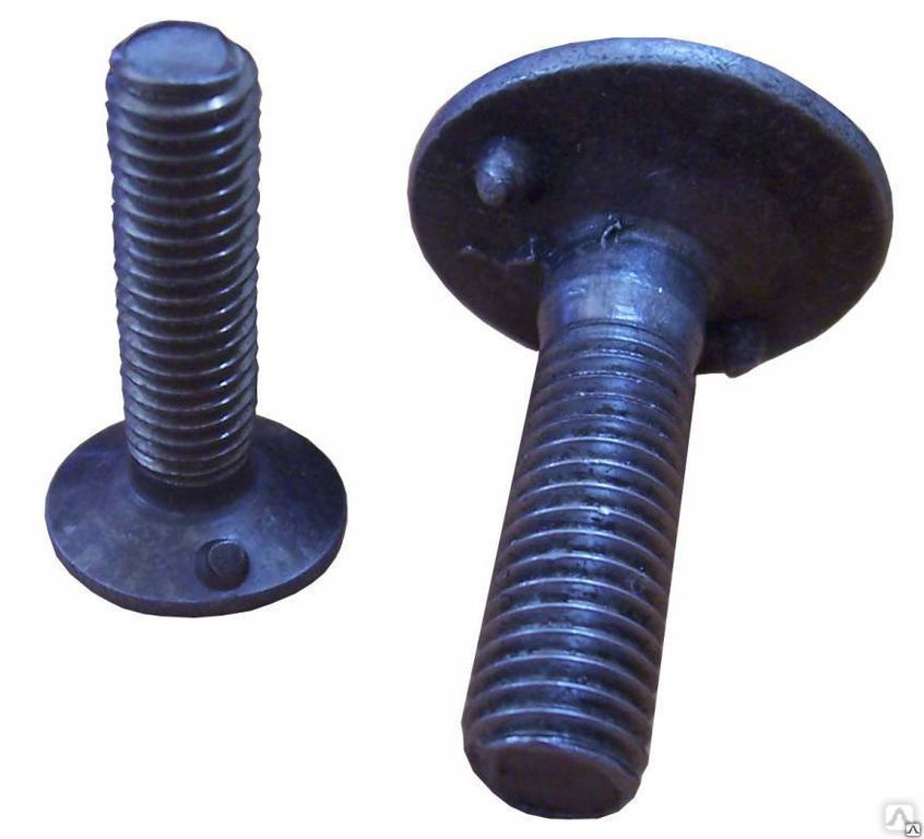 Болт норийный 10х40 шляпка 30 мм, цена в Екатеринбурге от компании ...
