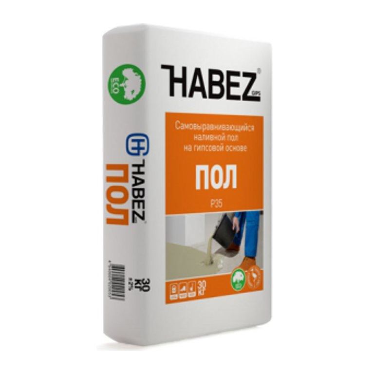 Гипсовая напольная смесь HABEZ-ПОЛ 30 кг