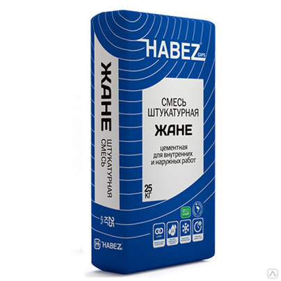 Штукатурная цементная смесь HABEZ-ЖАНЕ 25 кг