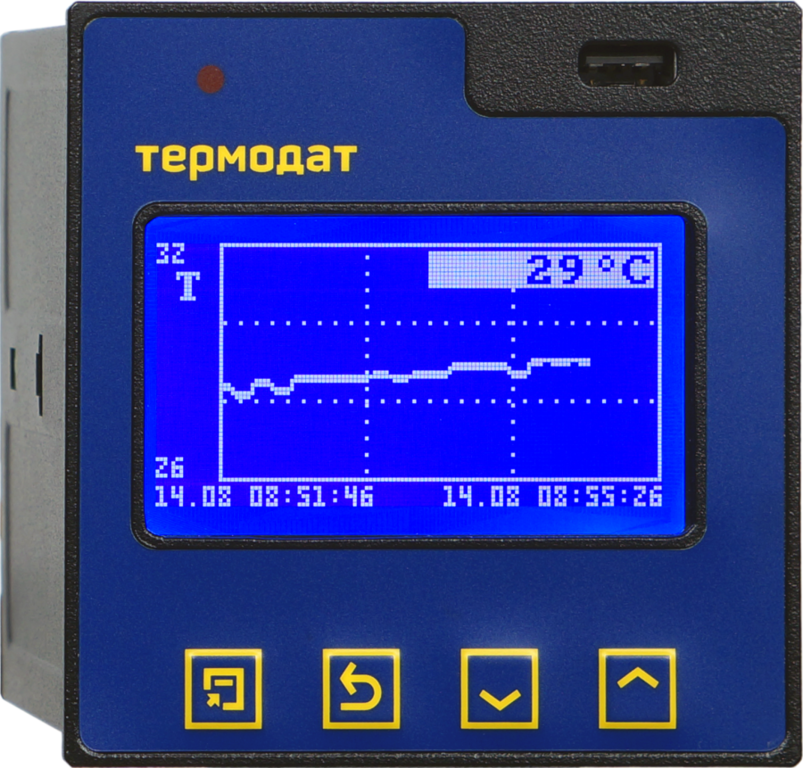 Термодат-16К6/1УВ/1В/2Р/1РС/1Т/1А/485/8Gb/F регулятор температуры