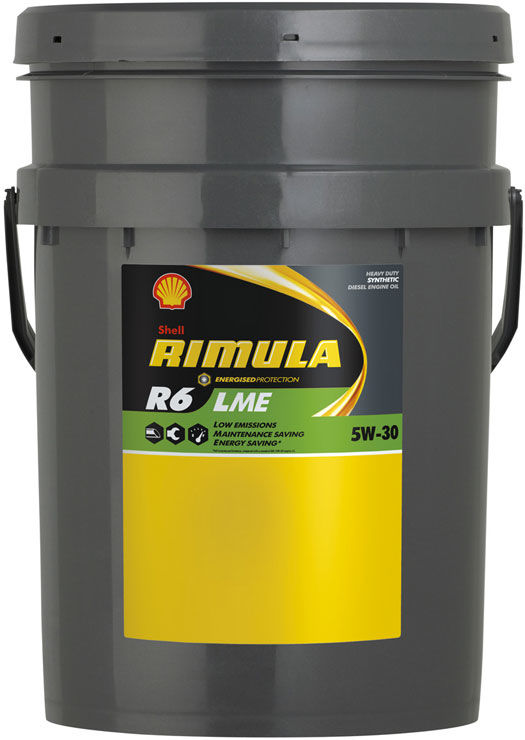 Моторное масло SHELL Rimula R6 LME 5W-30 (E7, 228.51) (20 л)