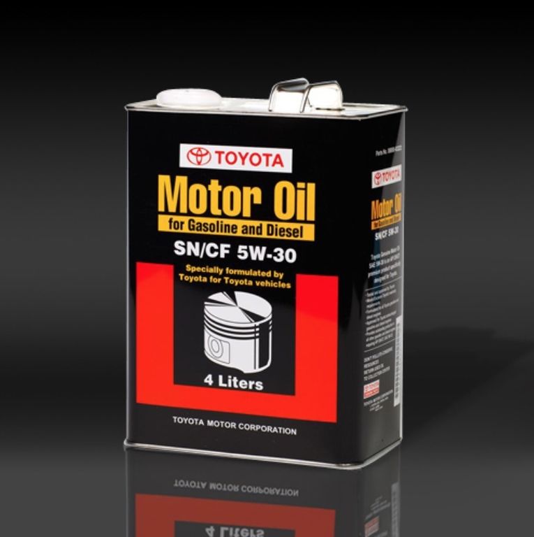 Банка масла. Toyota Motor Oil 5w30 SN/CF. Тойота 5w30 4л артикул. Toyota SN 5w-30. Toyota 5w30 дизель.