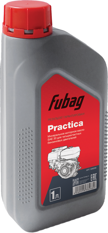 Масло моторное минеральное 1 литр Fubag Practica SAE 30 Fubag