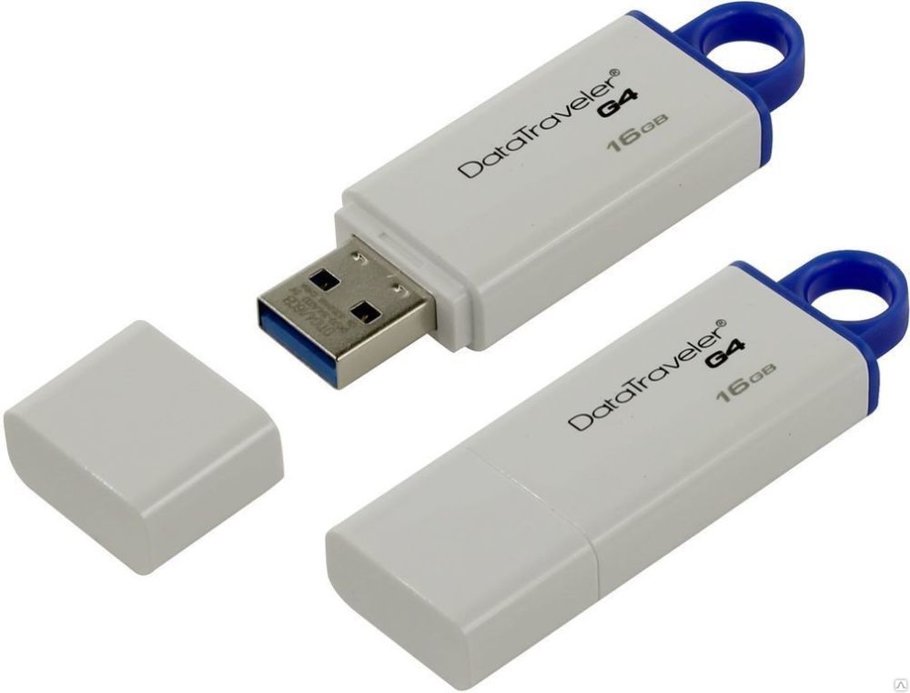Флэшка Kingston DataTraveler G4, 16 Гб, USB 3.0