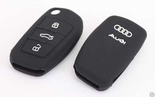 Силиконовый чехол для ключа Audi (Au-01)