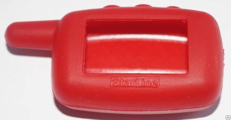 Силиконовый чехол для StarLine A4/A6/A8 красный