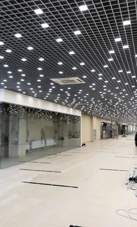 Потолок подвесной Грильято, цена в Казани от компании Интерьерные решения