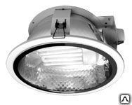 Растровый светильник DownLight DL 8013-CE двухламповый
