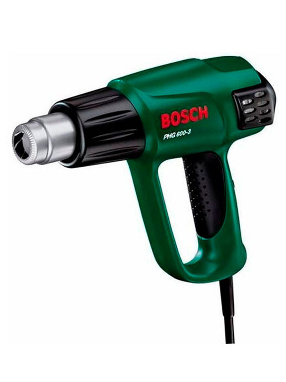 Термовоздуходувка Bosch PHG 600-3 1,8 кВт, 3 режима 250-500