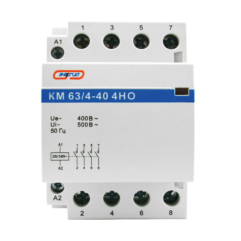 Модульный контактор Энергия КМ63\4-40