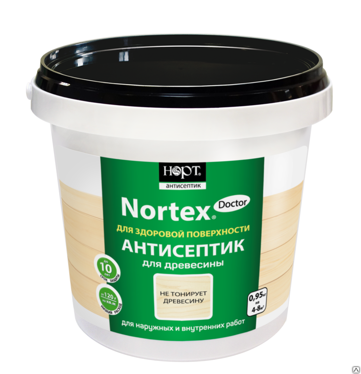 Антисептический состав для древесины Нортекс-доктор 0,95 кг