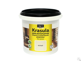 Защитно-декоративный состав Krasula для интерьеров, 0,9кг, цвет сосна