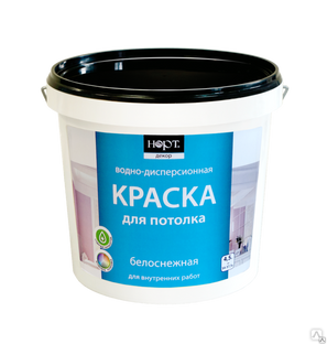 Краска водно-дисперсионная для потолка «Норт» (белоснежная) 1,3 кг
