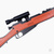 Резинкострел макет деревянный стреляющий винтовка "трехлинейка" Мосина #2