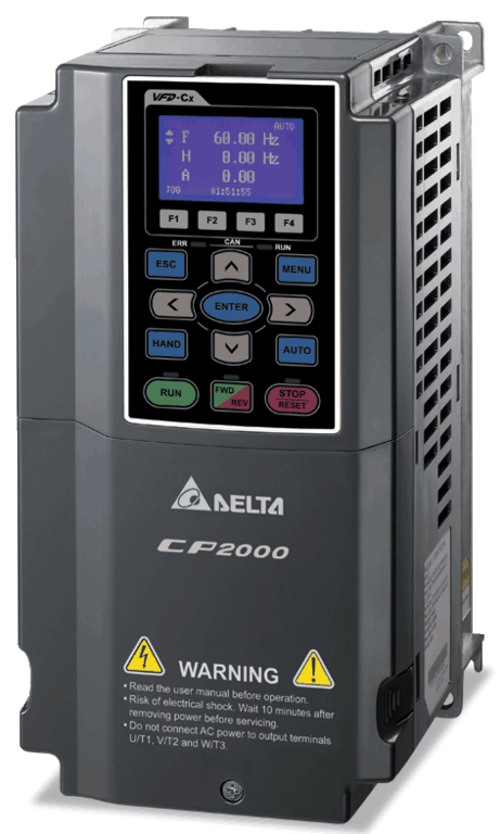 Преобразователь частоты VFD022CP43B-21 2,2 kW 380 V Delta