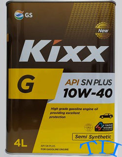 Масло моторное Kixx G SN Plus 10W-40 (4 л)