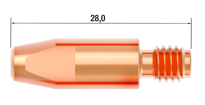FUBAG Контактный наконечник M6х28 мм