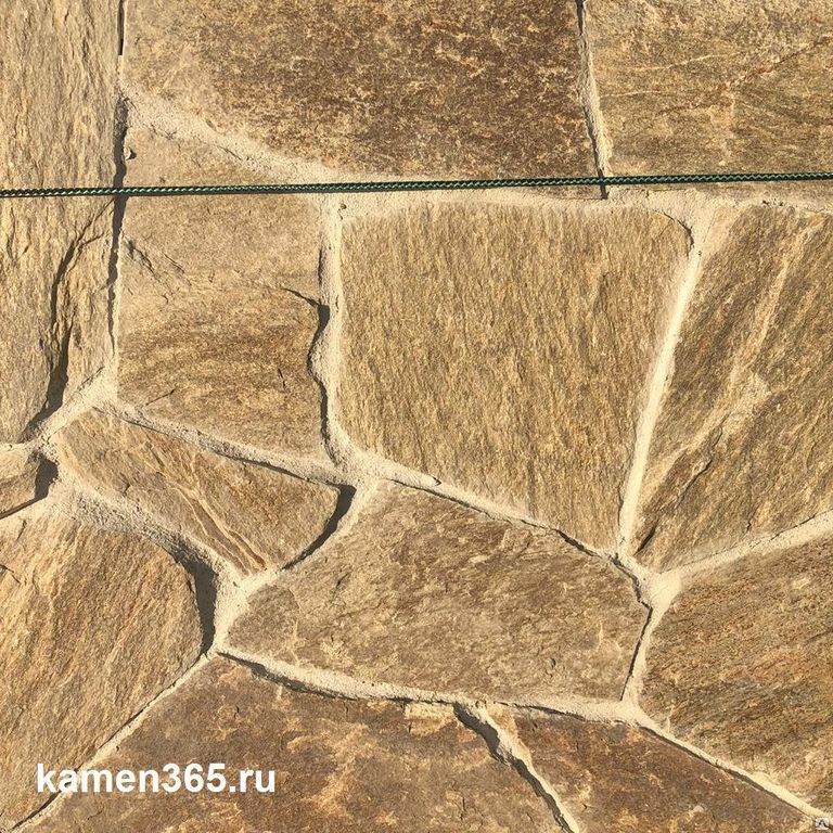 Златолит плитняк рваный "кора дерева" 30-35 мм