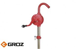 Насос GROZ 44052 ручной роторный для нефтепродуктов легкой средней вязкости