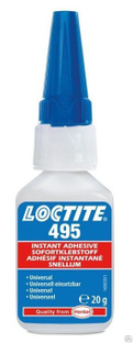 Клей цианоакрилатный c повышенной химической стойкостью LOCTITE 495 20 гр