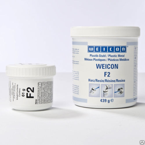 WEICON-F2 Жидкий ремонтный металлополимер наполненный алюминием