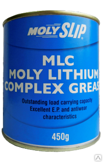 Литиевая смазка с дисульфидом молибдена Molyslip MLC банка 0,45 кг