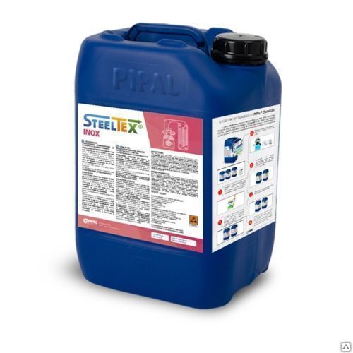 Средство для промывки теплообменников и котлов SteelTex INOX 10 литров