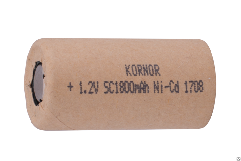 Аккумуляторные элементы никель-кадмиевые Ni-Cd HG-4/5C 1300P KORNOR
