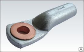Медно-алюминиевый наконечник сечение 185/240 мм2 под болт М16