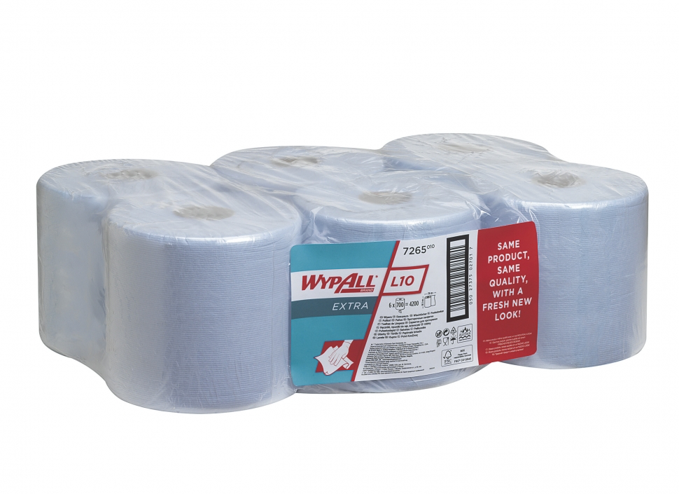 Kimberly-Clark 7265 WYPALL L10 бумажные протирочные полотенца в рулоне с центральной вытяжкой