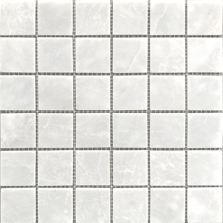 Мозаика, нат. мрамор Classic WHITE POLISHED 48х48 Starmosaic белая