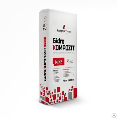 Гидроизоляционная высокопрочная смесь GK Mix6 fibra