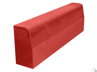 Камень бордюрный БР 100.20.8 (1000х200х80) красный 