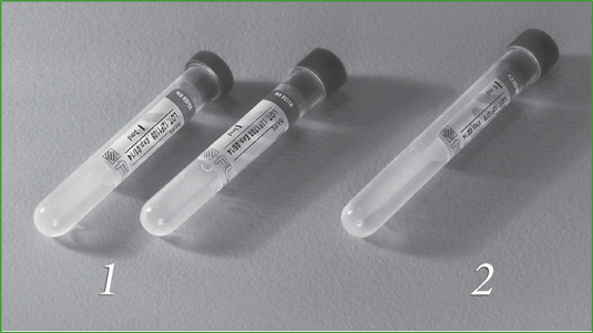 Пробирка 3 мл с К3–ЭДТА с резиновой пробкой