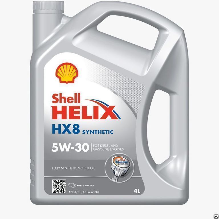 Моторное масло Shell Helix HX8 Synthetic 5W-30 4 л