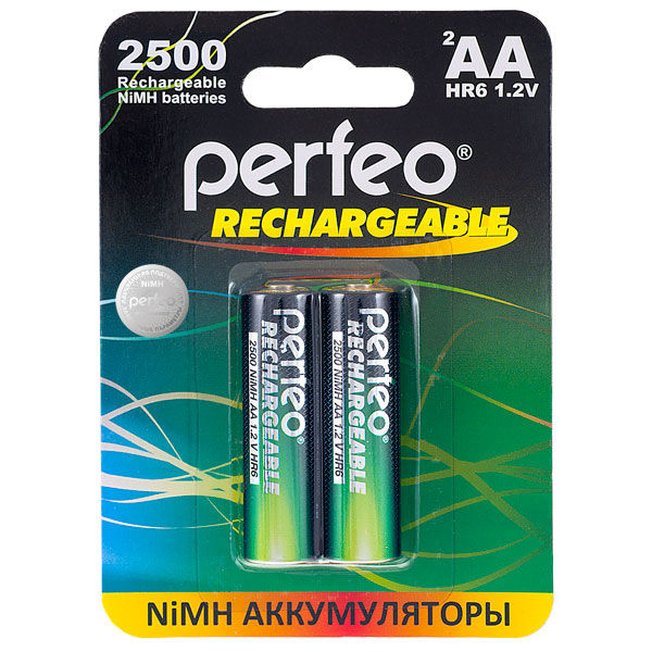 Аккумулятор Perfeo АА/R06-2500mAh 1.2B