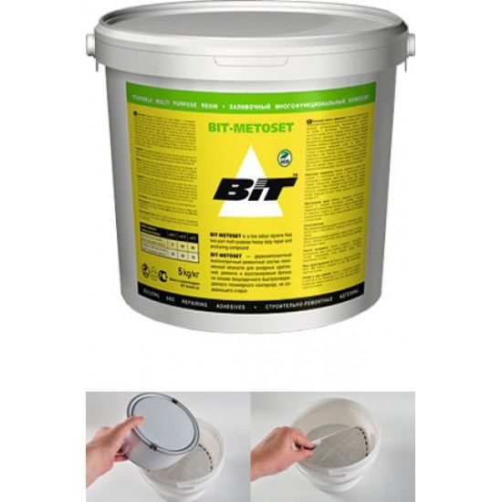 Ремонтный адгезив BIT-METOSET (многофункцион. заливочный композит) 5 кг